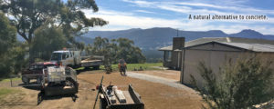 natural looking sealed driveway DirtGlue