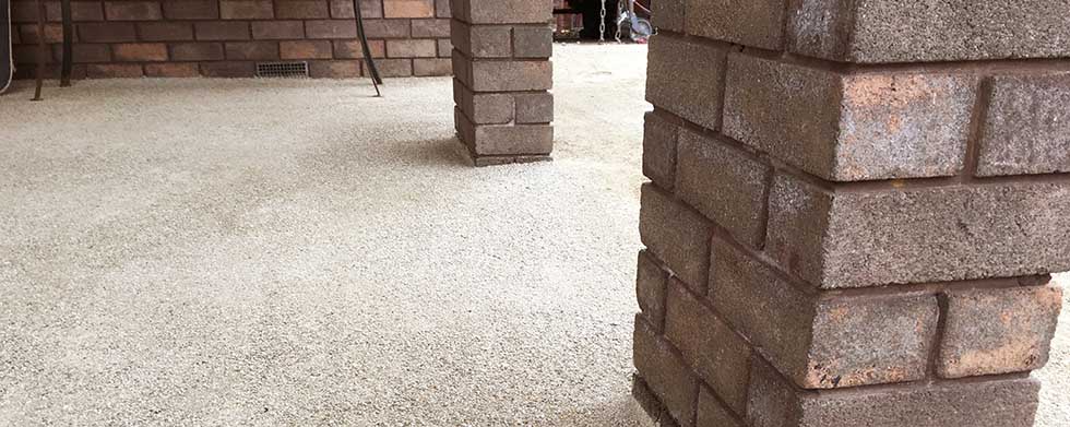 porch and driveway renovation