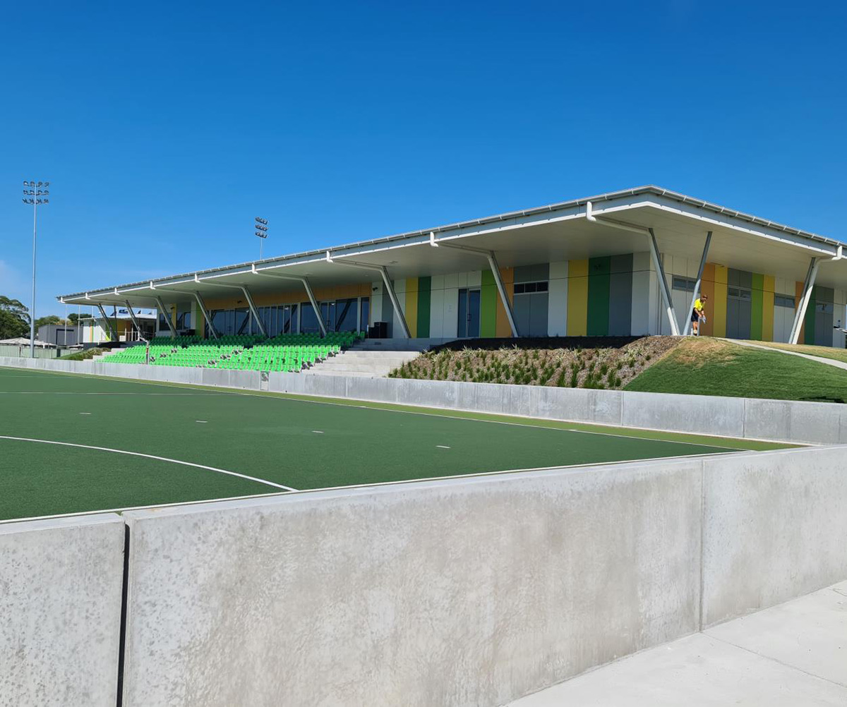 Newcastle hockey centre treated with masonproof waterproofing