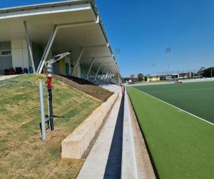 Newcastle hockey stadium after masonproof treatment