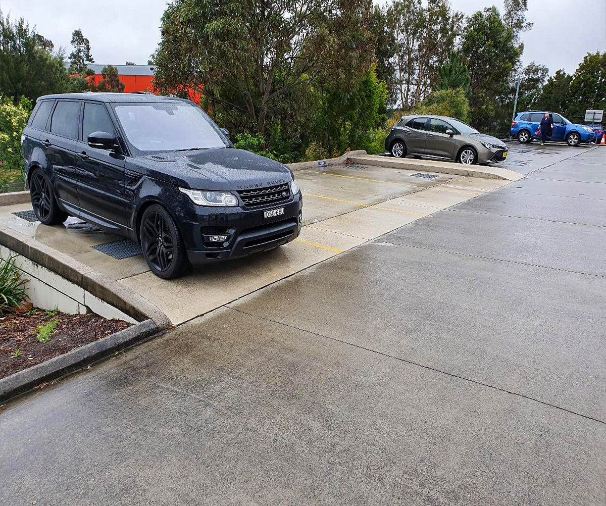 carpark treated with masonproof waterproofing